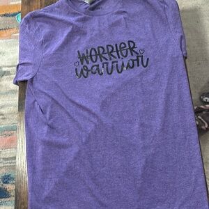 Purple medium handcrafted vinyl shirt